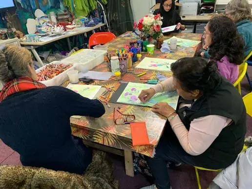 Adults who took part in the Art and Wellbeing programme 