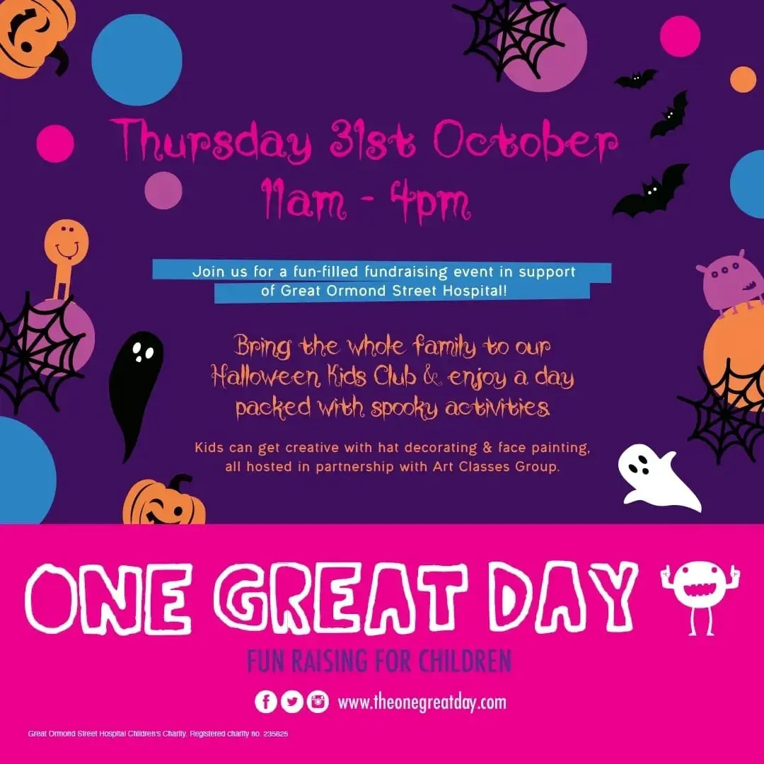 Halloween fundraiser, October 31st, 11am-4pm.