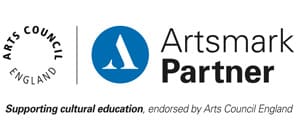 A logo for arts partners, with the words 