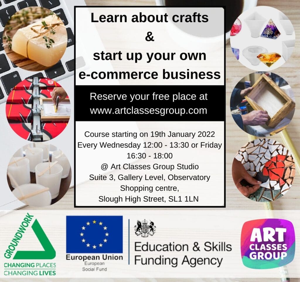 Learn about crafts and start up your own e-commerce business