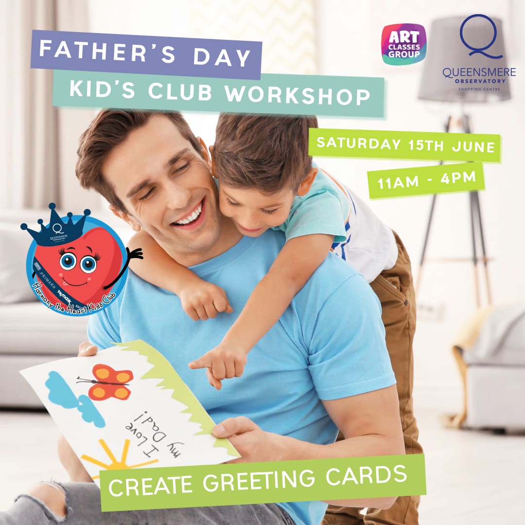 Father's Day kid's club workshop.